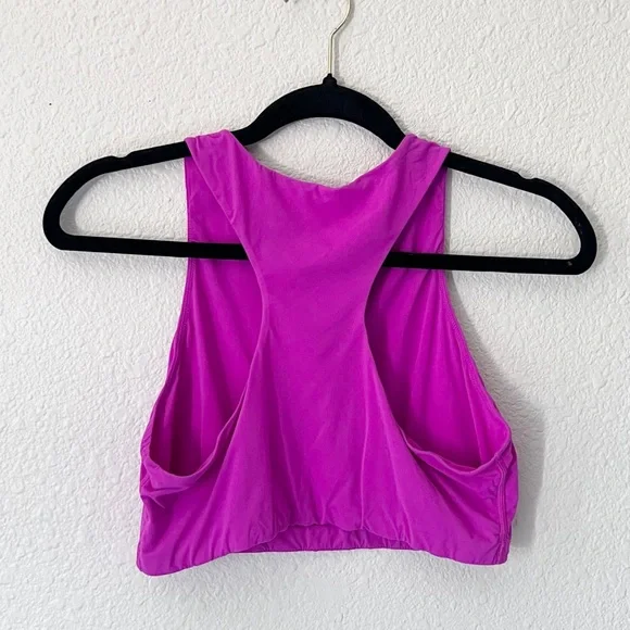 Skims Women's Pink High-Neck Crop Top - Picture 6 of 9